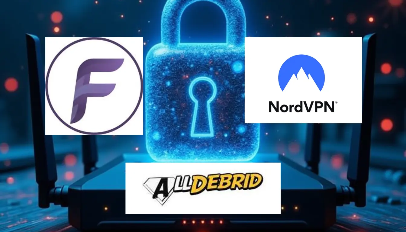 nordvpn and alldebrid on flixvision app